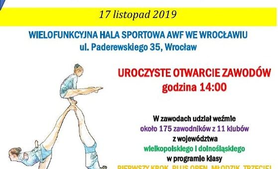 Międzywojewódzkie zawody w akrobatyce sportowej „Jestem akrobatą”
