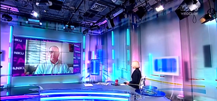Rafał Kubacki w FAKTACH O PORANKU TVP3 Wrocław