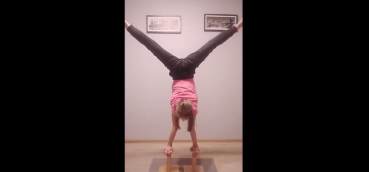 Zdalny trening naszych akrobatów! MICHALINA #zdrowie #sport #ćwiczenia