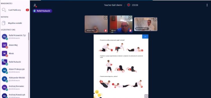 Seminarium szkoleniowe – TEACHER BALL UKEMI. Program szkolenia dla trenerów i instruktorów.
