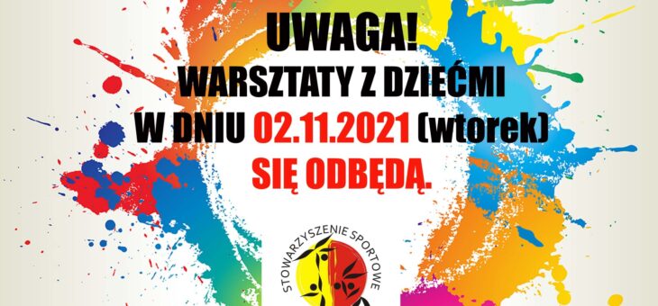 [WAŻNE] Święto Zmarłych a grafik zajęć #altius #warsztaty #seniorzy #dzieci