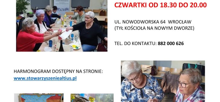 ZAPRASZAMY NA BEZPŁATNE WARSZTATY DLA DZIECI I ICH OPIEKUNÓW #WARSZTATY #CITIUS #ALTIUS