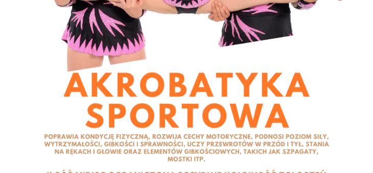 Ogłaszamy nabory do sekcji AKROBATYKI SPORTOWEJ ! #altius #akrobatyka
