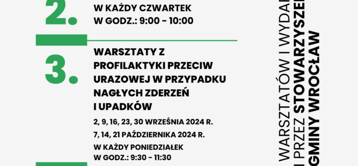 Zapraszamy na cykl zajęć i warsztatów z cyklu MOBILNY SENIOR ! #zajecia #warsztaty #senior #altius #wroclaw